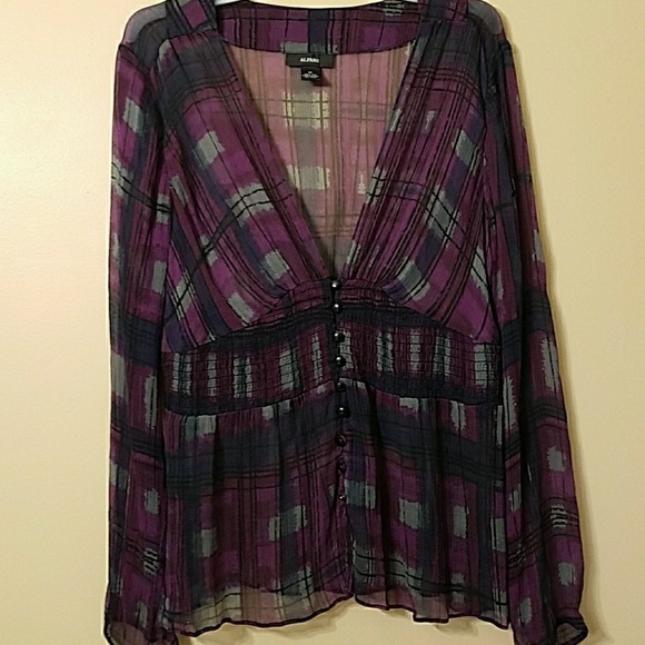 Alfani Tops - [ Alfani ] Silk Top